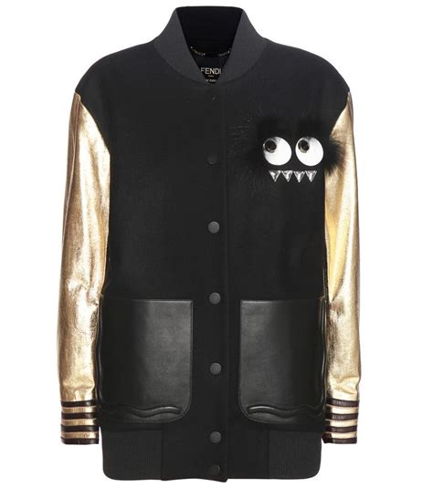 fendi blazer woman|fendi varsity jacket.